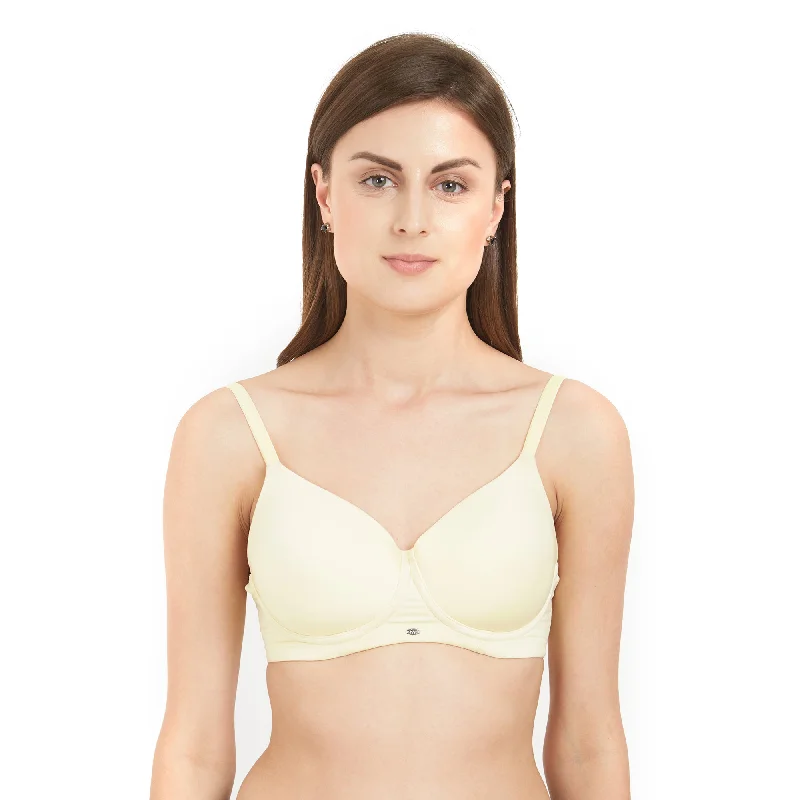 Full Coverage Padded Non Wired Bra-CB-122 Contour Bra Style