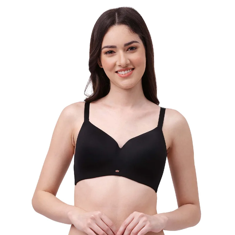 Full Coverage Padded Non Wired Ultrasoft Seamless Bra CB-129 Adjustable Bra Straps