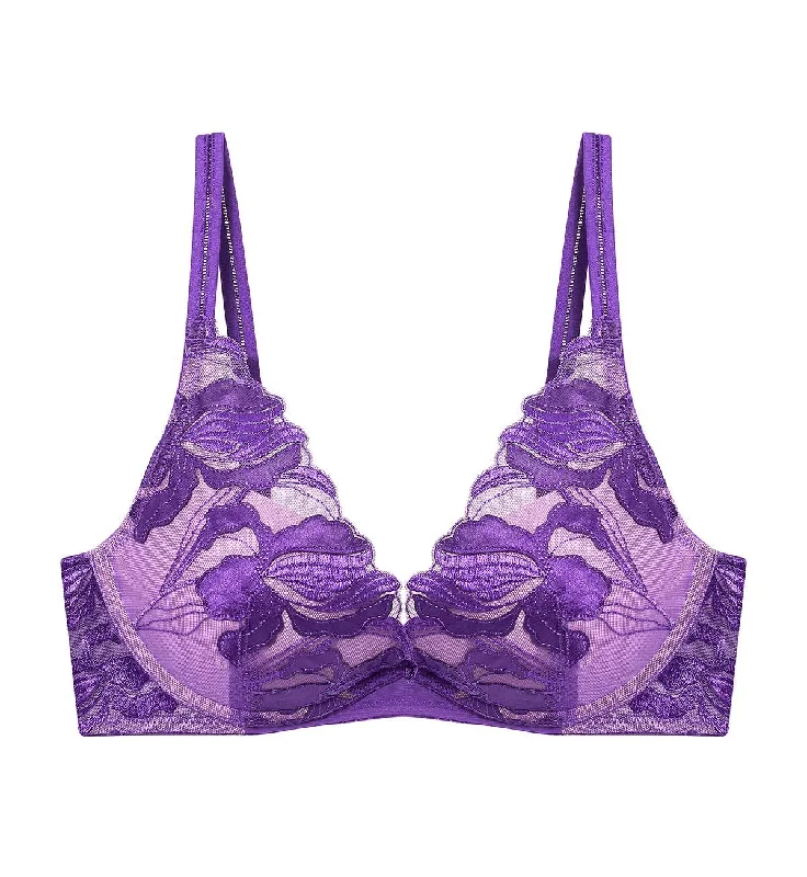 IRIS NON WIRED PUSH UP DEEP V BRA Push-Up Padded Bra