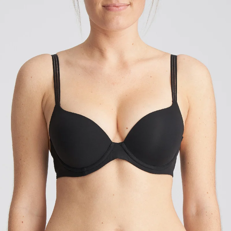 Louie Push Up Bra In Black - Marie Jo Soft Stretch Bra