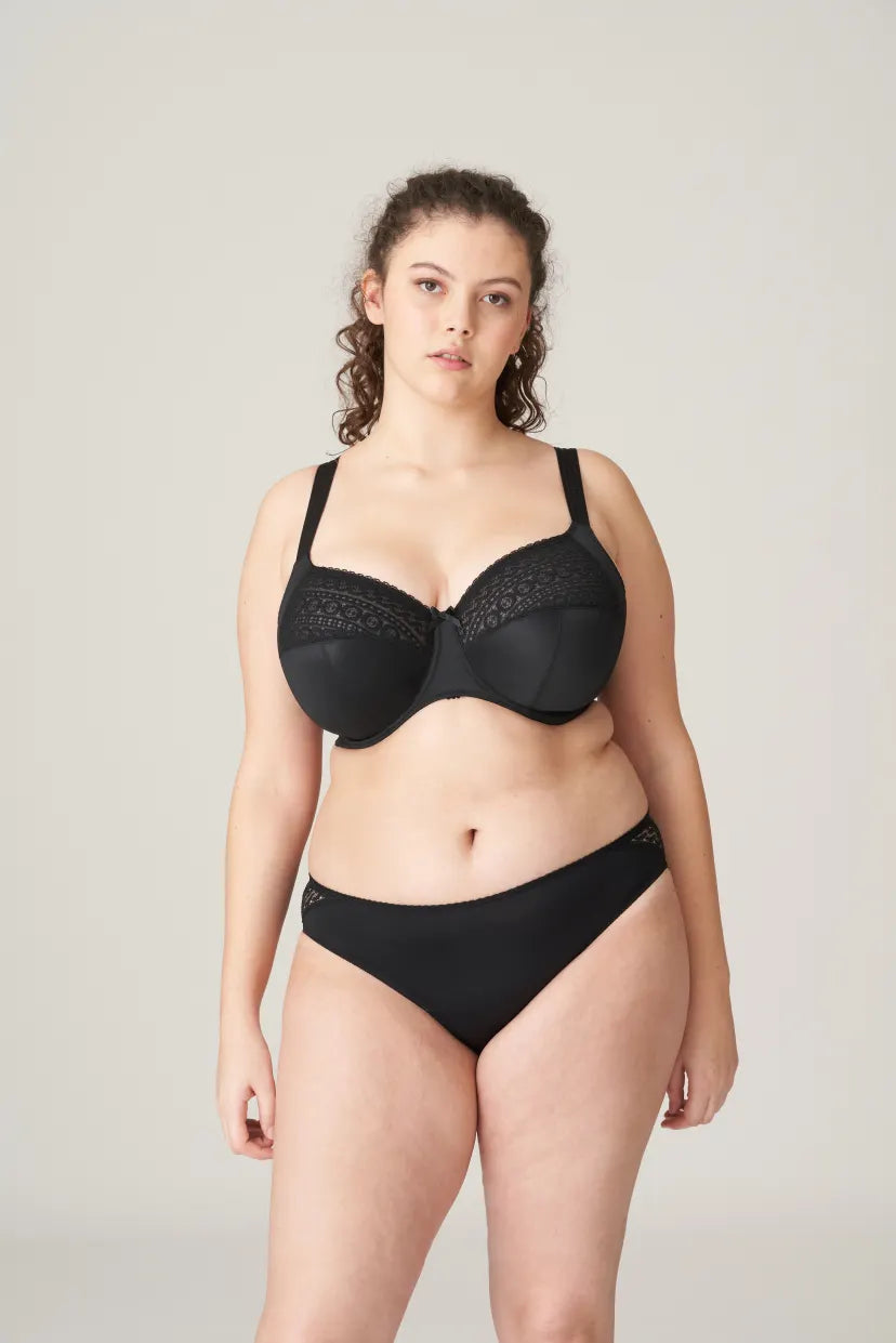 Montara Smooth Full Cup Bra In Black - Prima Donna Fashionable Push-Up Bra