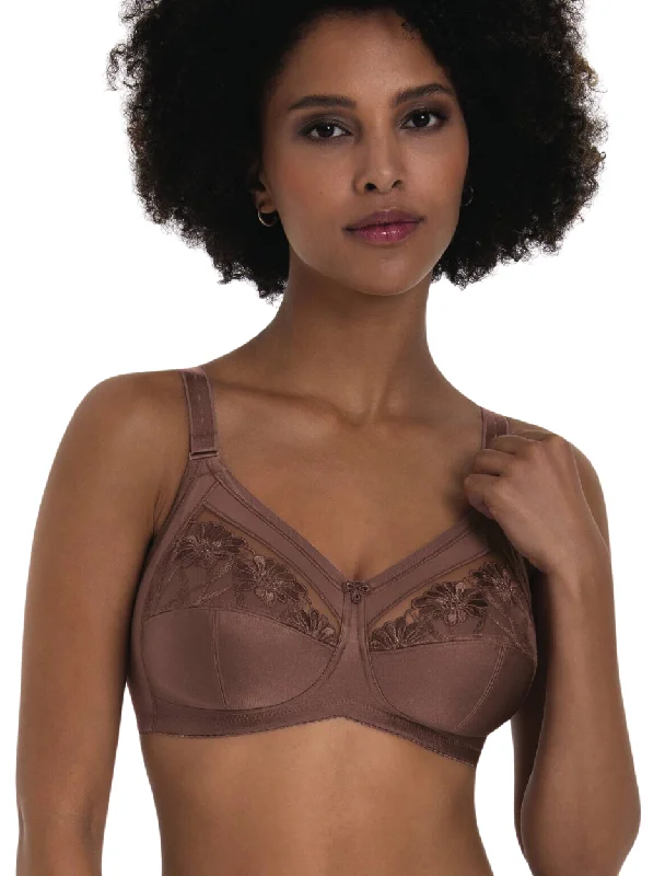 Anita Safina Wire Free Comfort Bra, Berry | Wireless Anita Bra in Berry |Non Wired Full Cup Anita Bra Fashionable Push-Up Bra Anita Safina Wire Free Comfort Bra, Berry | Wireless Anita Bra in Berry |Non Wired Full Cup Anita Bra Fashionable Push-Up Bra