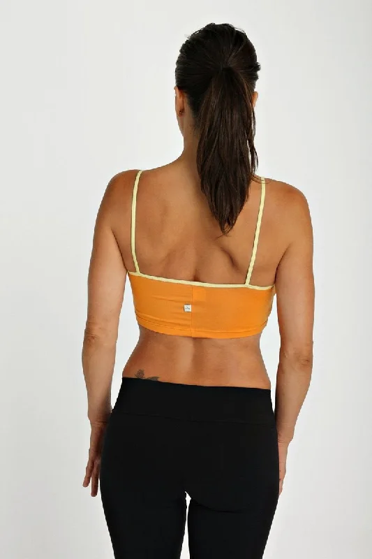 Bra Top (Tangerine) Stylish Strapless Bra