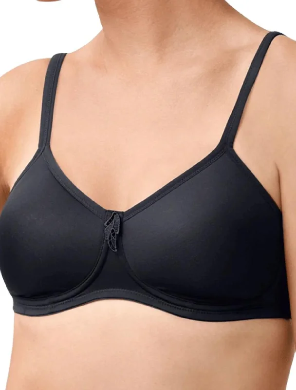 Amoena Lara Bra Wire Free Padded Mastectomy Bra, Black | Black Amoena Mastectomy Bra Lacy Underwire Bra Amoena Lara Bra Wire Free Padded Mastectomy Bra, Black | Black Amoena Mastectomy Bra Lacy Underwire Bra
