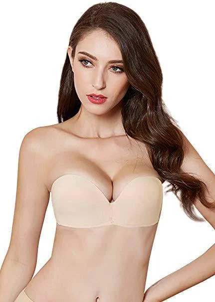 Delicate Strapless Stick On Bra Cozy Wire-Free Bra