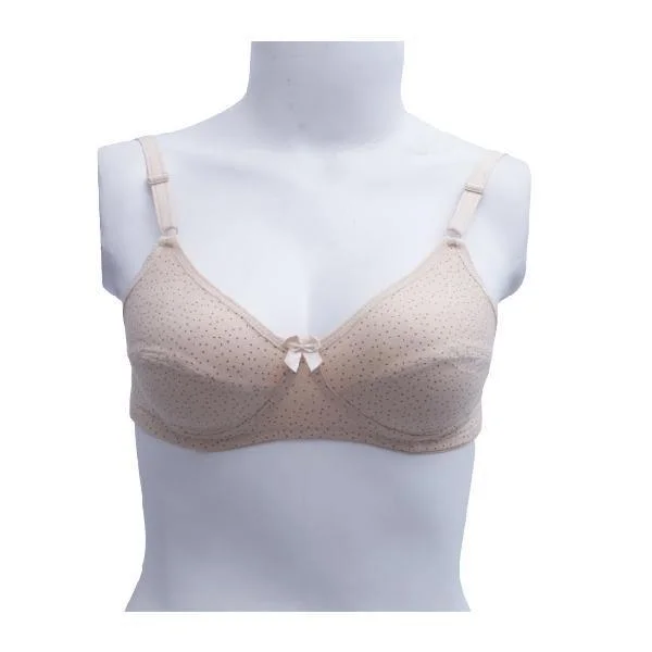 Dotted Comfy Bra Adjustable Back Bra