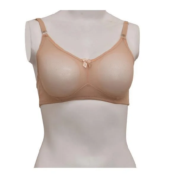 Erotic Plain See-through Bra Cozy Wire-Free Bra