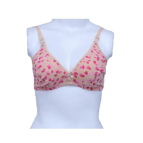 Ladies Undergarments Rain of Petals Soft Net Bra Ultra-Light Bra