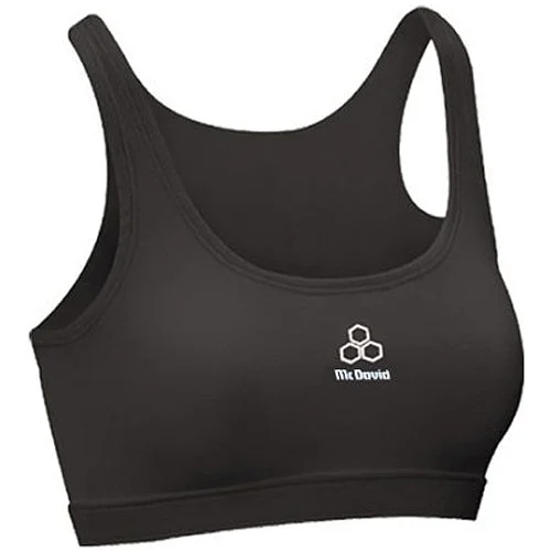 McDavid 561 CL Classic Women's Fusion Sports Bra - Black Sleek Push-Up Bra