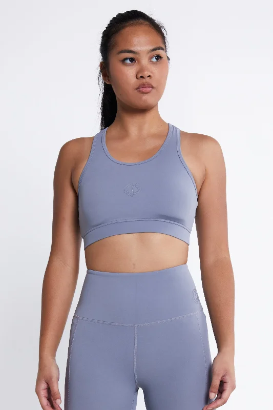 Power Training Bra - Grey Comfortable Active Bra