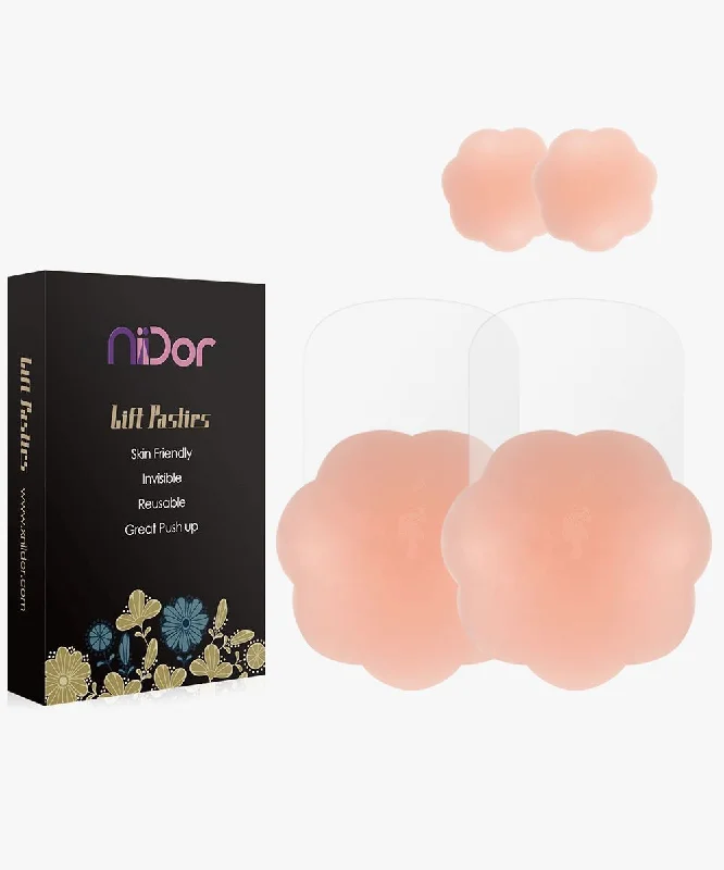 Reusable Adhesive Silicone Pasties Bra Breathable Wireless Bra