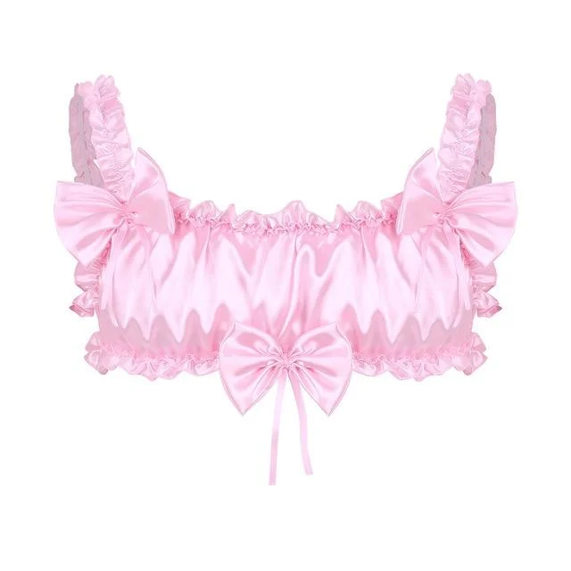 Sissy Bra - Satin & Bows Chic Satin Bra