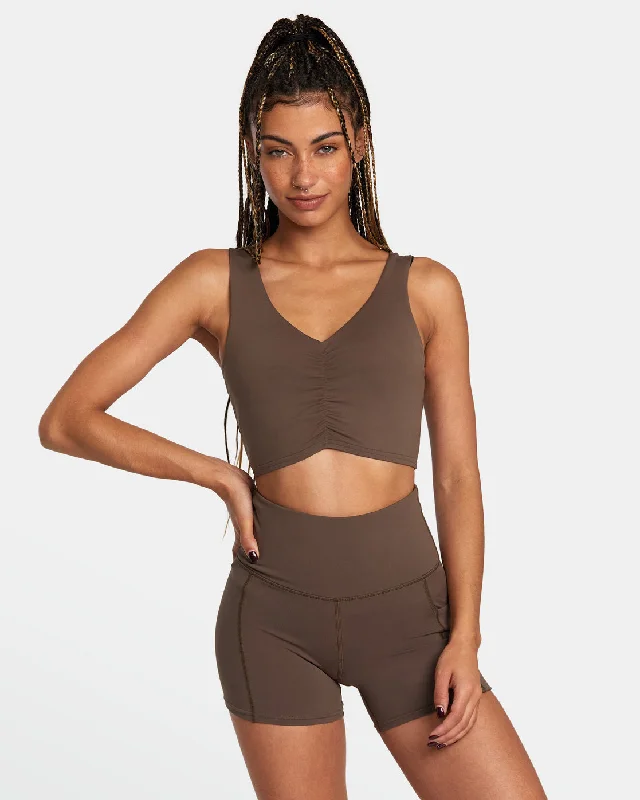 Superbad Medium Support Sports Bra - Major Brown Sporty Wireless Bra