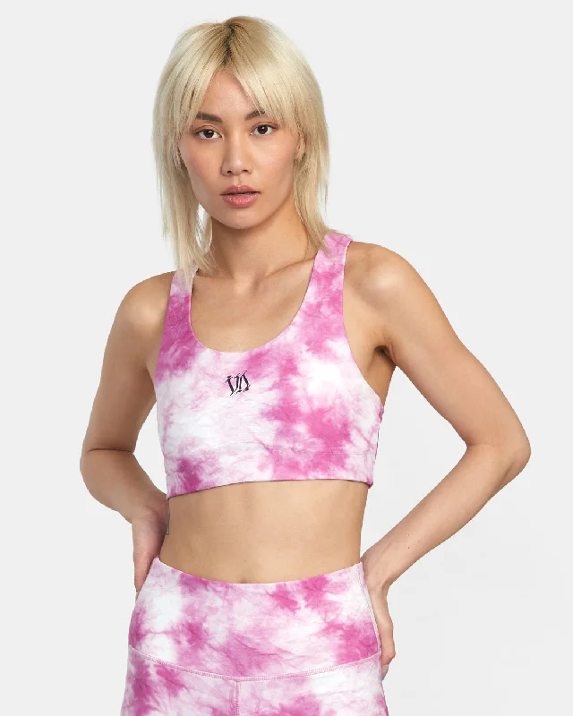 Thug Rose Essential Sports Bra - Rose Pink Stylish Lace Bralette