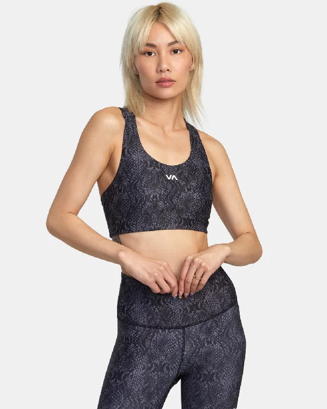 VA Essential Mid Support Sports Bra - Snake Smooth Push-Up Bra