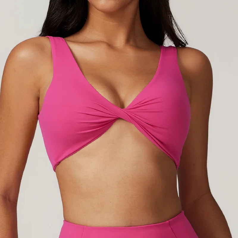 Warrior Twist Full Coverage Sports Bra Cozy Sleep Bra