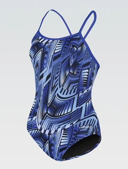 Dolfin Women's Reliance Genesis V Back One Piece Swimsuit Tropical Print Bikini