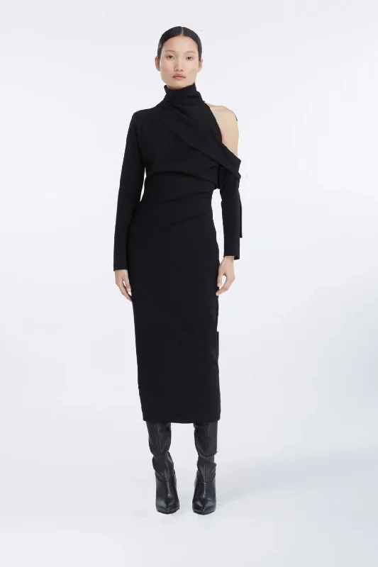 Gauge 81 - Teresa Midi Dress Trendy Midi Dress with Belt