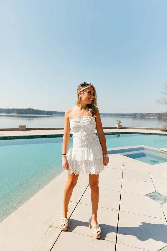 Victory Mini Dress - White Classic White Mini Dress