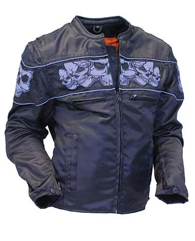 Women Nylon Motorcycle Jacket with Reflector Skulls with Gun Pockets Faux Fur Jacket Real Fur Jacket Shearling Jacket