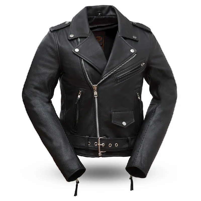 Women's Rock Star Classic Motorcycle Jacket Hoodie Zip-Up Jacket Button-Up Jacket