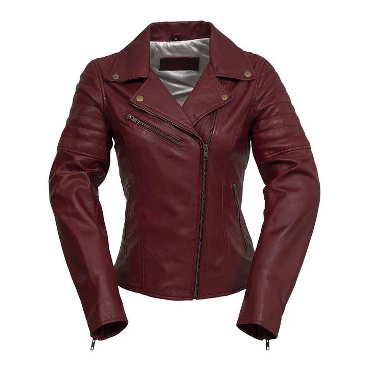 PRINCESS - WOMEN'S LEATHER JACKET Satin Fabric Silk Fabric Chiffon Fabric