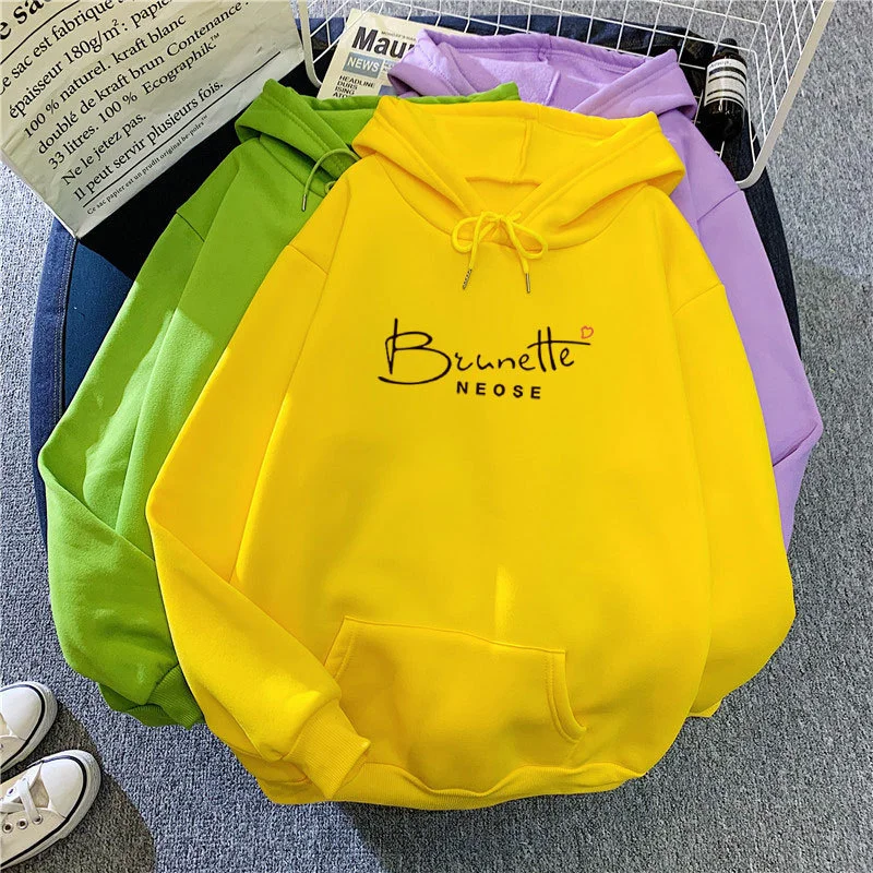 2 Pieces Women'S Fashion Letter Print Loose Fleece Hooded Sweatshirt Zip Hoodie Drawstring Kangaroo Pocket 2 Pieces Women'S Fashion Letter Print Loose Fleece Hooded Sweatshirt Zip Hoodie Drawstring Kangaroo Pocket