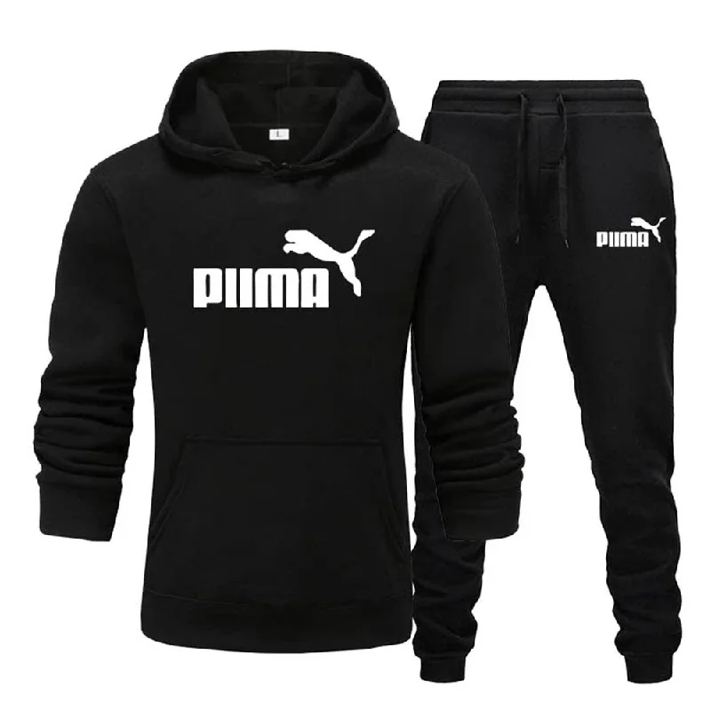 Fashion Hoodies + Pants Sports Suits Hoodie with Gradient Ombre Colorful