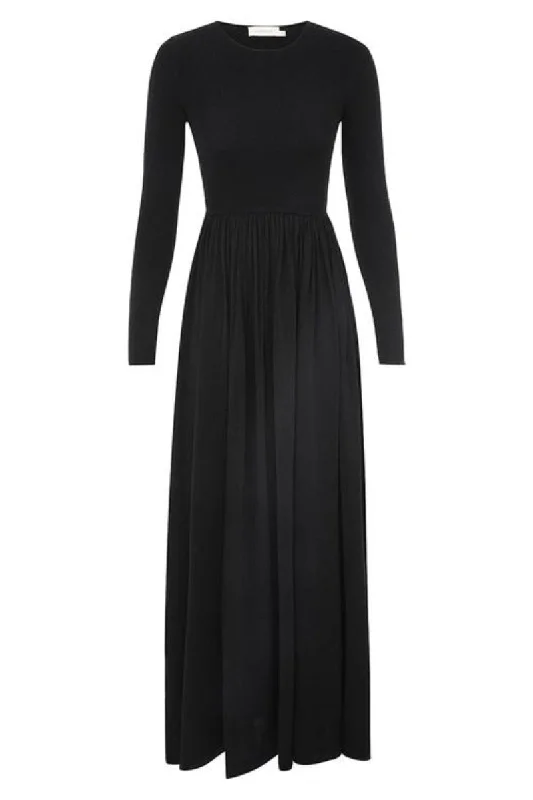 Illustration Metallic Maxi Dress Fashionable Maxi Dress with Fringe