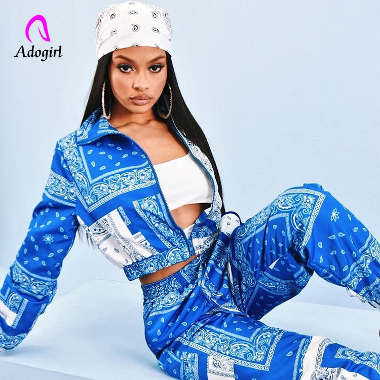 Paisley Bandana Print Two 2 Piece Set Women Fitness Sweatsuit Zipper Up Sweatshirt + Jogger Pants Set Tracksuit Vintage Outfits Hoodie with Hem Elastic Stretchable Comfortable Paisley Bandana Print Two 2 Piece Set Women Fitness Sweatsuit Zipper Up Sweatshirt + Jogger Pants Set Tracksuit Vintage Outfits Hoodie with Hem Elastic Stretchable Comfortable