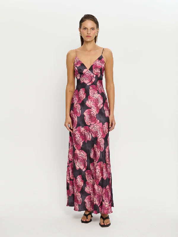 Shia Maxi Dress Stylish Maxi Dress with Frills