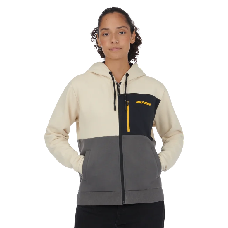 Ski-Doo Women's Premium Zip-up Hoodie Hoodie with Hem Elastic Stretchable Comfortable Ski-Doo Women's Premium Zip-up Hoodie Hoodie with Hem Elastic Stretchable Comfortable