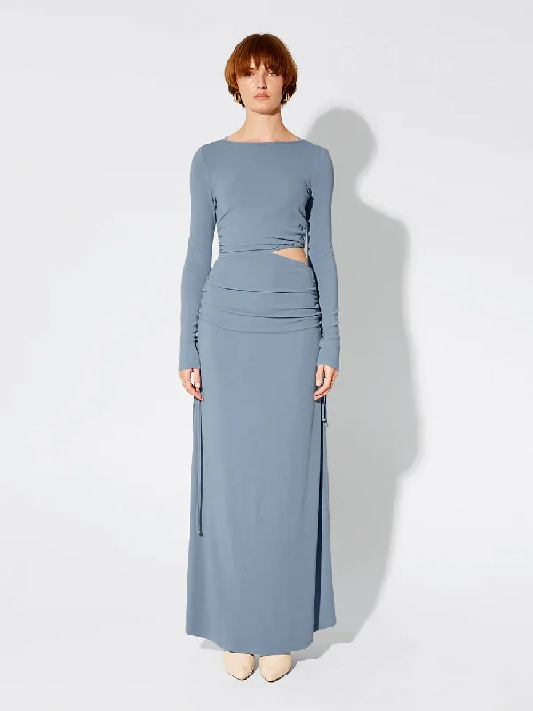 Vanessa Knit Maxi Dress Trendy Maxi Dress with Lace