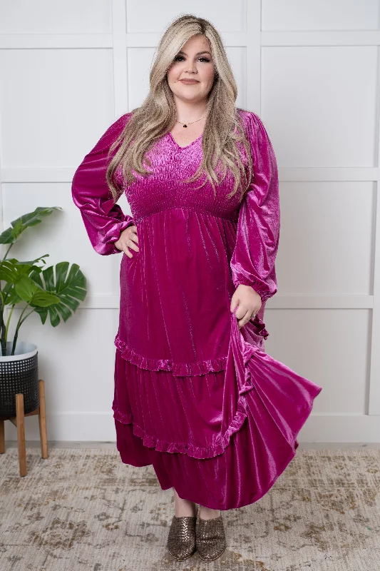 Velvet Flamenco Maxi Dress - 11/7 Fashionable Layered Maxi Dress