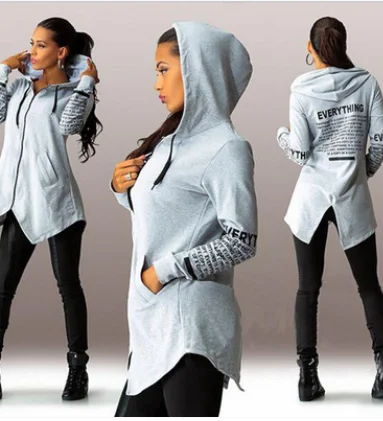 Winter Women Hoodies Sweatshirts Letter Print Plus Zipper Irregular Top Sportswear Hoodie Sweatshirt Pullover Winter Women Hoodies Sweatshirts Letter Print Plus Zipper Irregular Top Sportswear Hoodie Sweatshirt Pullover