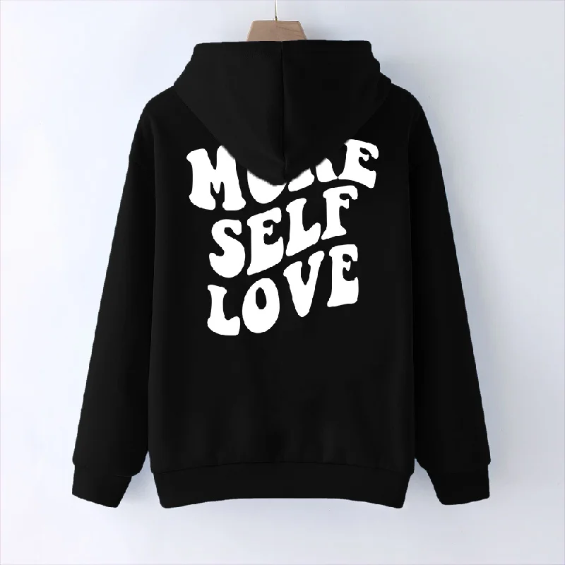 Women Slogan Letter Letter Back Print Long Sleeve Basic Hoodie Hoodie with Bell Sleeves Flared Feminine Women Slogan Letter Letter Back Print Long Sleeve Basic Hoodie Hoodie with Bell Sleeves Flared Feminine