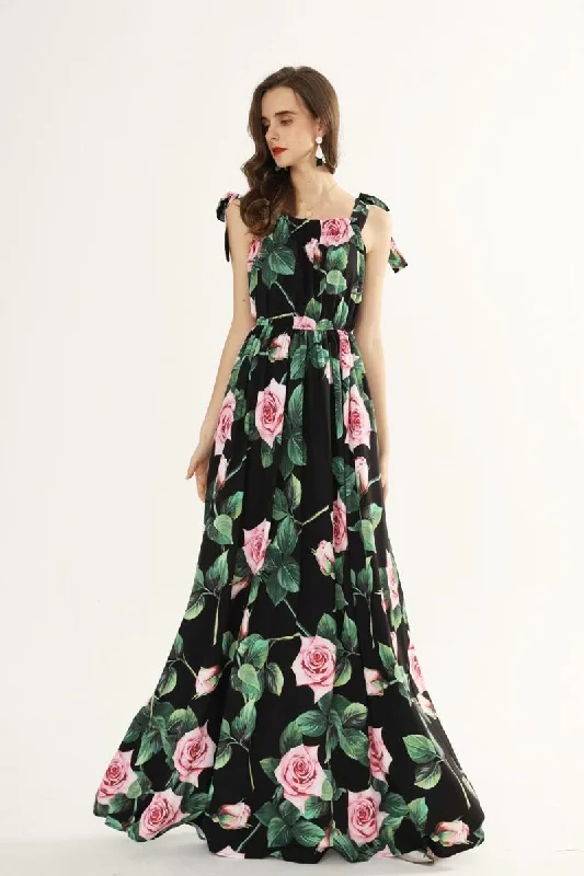 FashionSierra - Printed Ruched Ruffles Fashion Designer Party Long Maxi Dresses Fashionable Button-Down Maxi Dress FashionSierra - Printed Ruched Ruffles Fashion Designer Party Long Maxi Dresses Fashionable Button-Down Maxi Dress