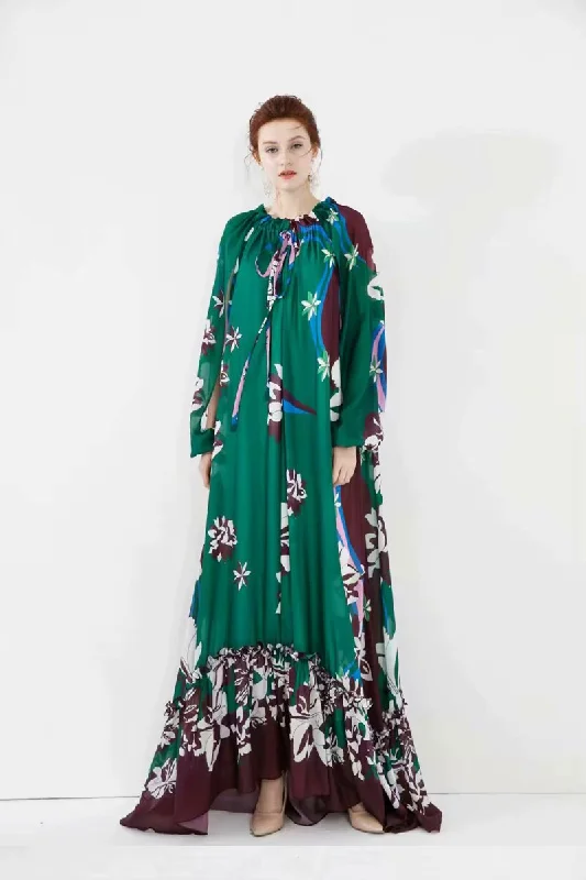 FashionSierra - Lace Up Printed Loose Design Fashion Casual Maxi Dresses Casual Maxi Dress with Pockets FashionSierra - Lace Up Printed Loose Design Fashion Casual Maxi Dresses Casual Maxi Dress with Pockets
