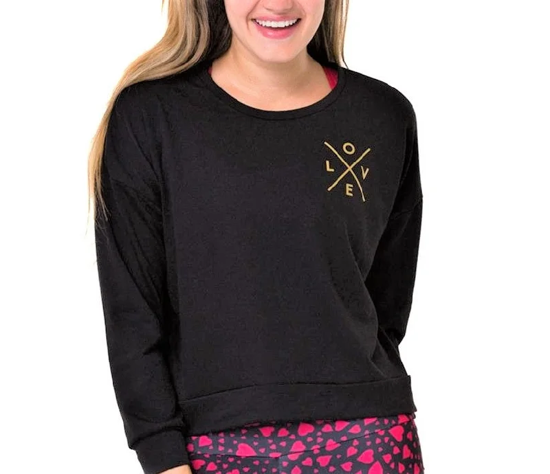 Onzie Yoga LOVE logo Sweatshirt 3764 Graphic Hoodie Design Print
