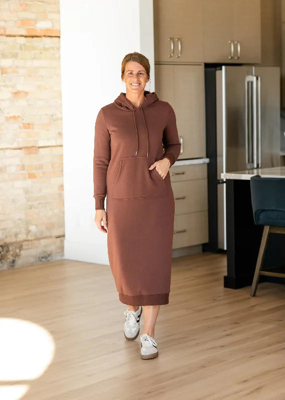 Rae Hoodie Sweatshirt Dress Hoodie with Pastel Soft Subtle