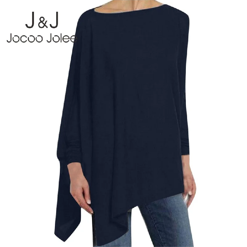 Jocoo Jolee Women Causal Long Sleeve Cotton Blouse Spring Loose Irregular Shirt Female Solid Sweatshirt Female Tops Pullover Hoodie with Drawstring Waist Adjustable Fitted Jocoo Jolee Women Causal Long Sleeve Cotton Blouse Spring Loose Irregular Shirt Female Solid Sweatshirt Female Tops Pullover Hoodie with Drawstring Waist Adjustable Fitted