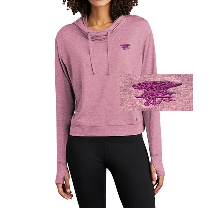 Ladies Dusty Violet Trident Ogio Endurance Force Hoodie Hoodie with Pocket Utility Practical Ladies Dusty Violet Trident Ogio Endurance Force Hoodie Hoodie with Pocket Utility Practical