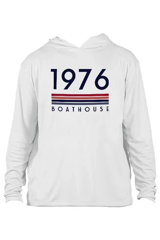 Unisex UV Protection 1976 Long Sleeve Hoodie Hoodie with Drop Shoulder Relaxed Streetwear Unisex UV Protection 1976 Long Sleeve Hoodie Hoodie with Drop Shoulder Relaxed Streetwear