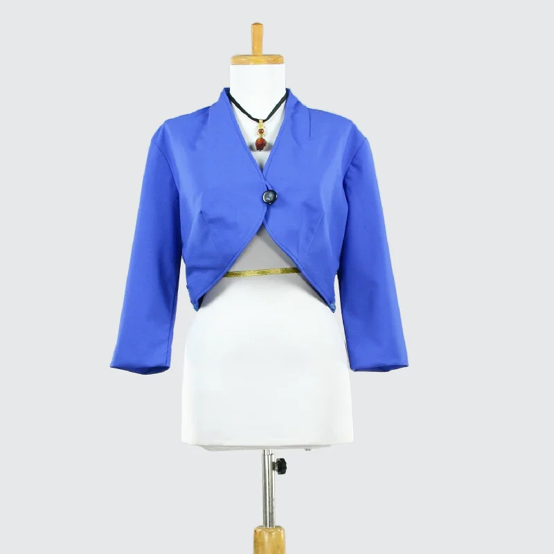 Brenda Bolero Jacket Plaid Jacket Tartan Jacket Houndstooth Jacket