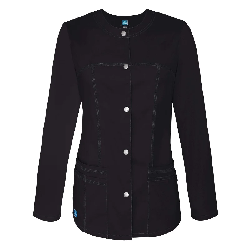 Clearance Adar Pop Stretch Taskwear Scrub Topper Scrub Jacket Jacket Blazer Coat
