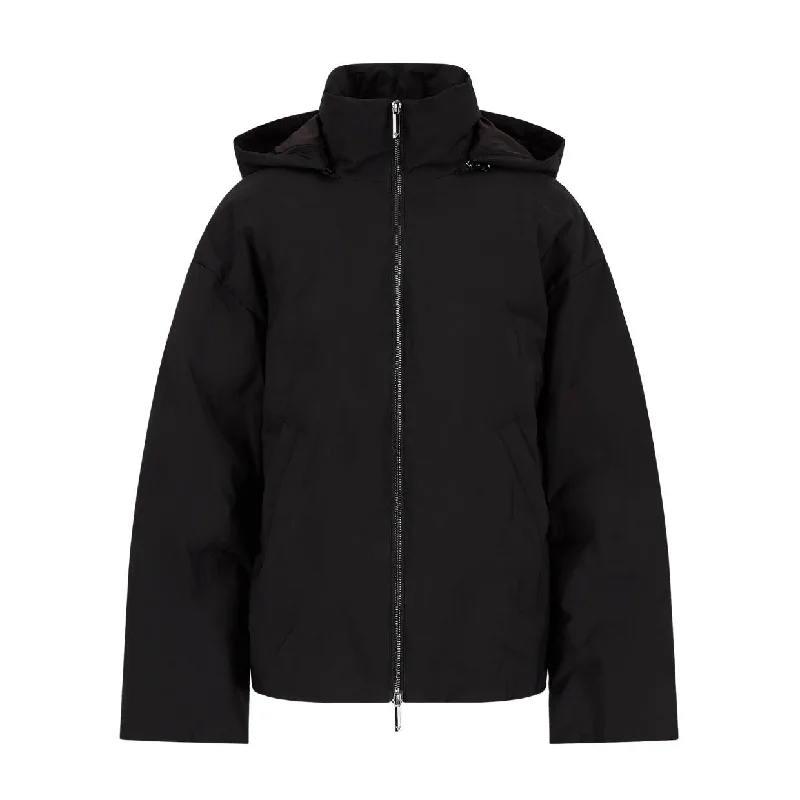 Emporio Armani  Black Jacket Print Jacket Jacquard Jacket Patchwork Jacket