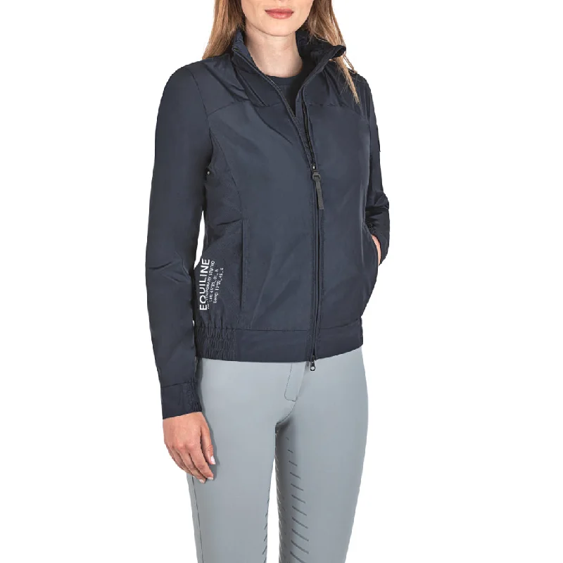 Equiline Ceric Ladies Jacket One-Shoulder Jacket Off-the-Shoulder Jacket Asymmetrical Jacket Equiline Ceric Ladies Jacket One-Shoulder Jacket Off-the-Shoulder Jacket Asymmetrical Jacket