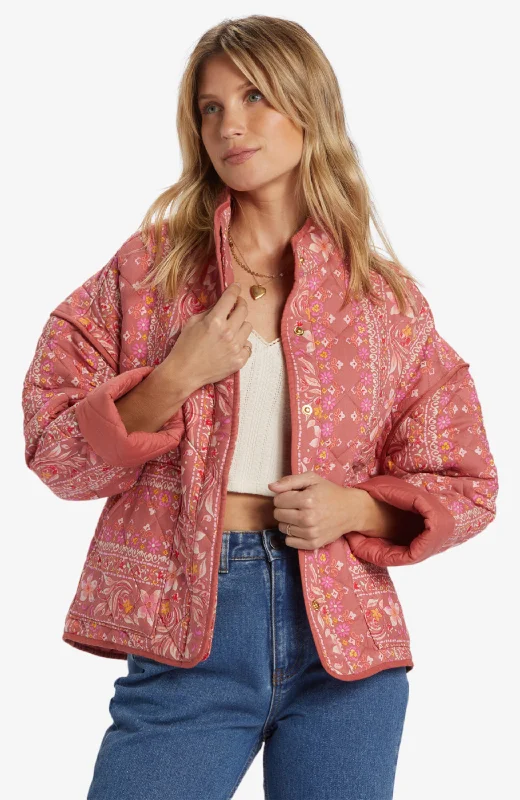 Billabong - Folk Story Jacket Front Pockets Side Pockets Patch Pockets