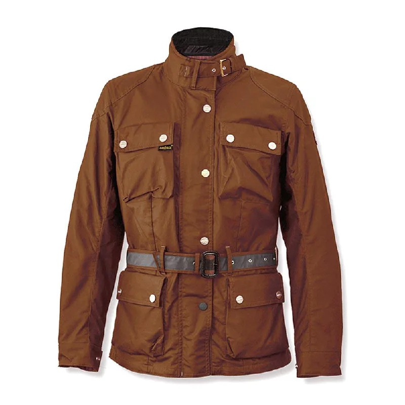 Garibaldi Heritage 1972 Brown Wax Cotton Look Ladies Jacket CE Hooded Jacket Caped Jacket Shawl Collar Jacket Garibaldi Heritage 1972 Brown Wax Cotton Look Ladies Jacket CE Hooded Jacket Caped Jacket Shawl Collar Jacket