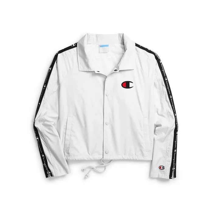 Champion Womans Life Zipper Tape Cropped Coaches Jacket Chenille Jacket Brocade Jacket Lace Jacket Champion Womans Life Zipper Tape Cropped Coaches Jacket Chenille Jacket Brocade Jacket Lace Jacket